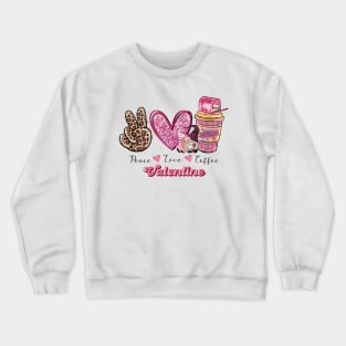 Peace Love Coffee Crewneck Sweatshirt